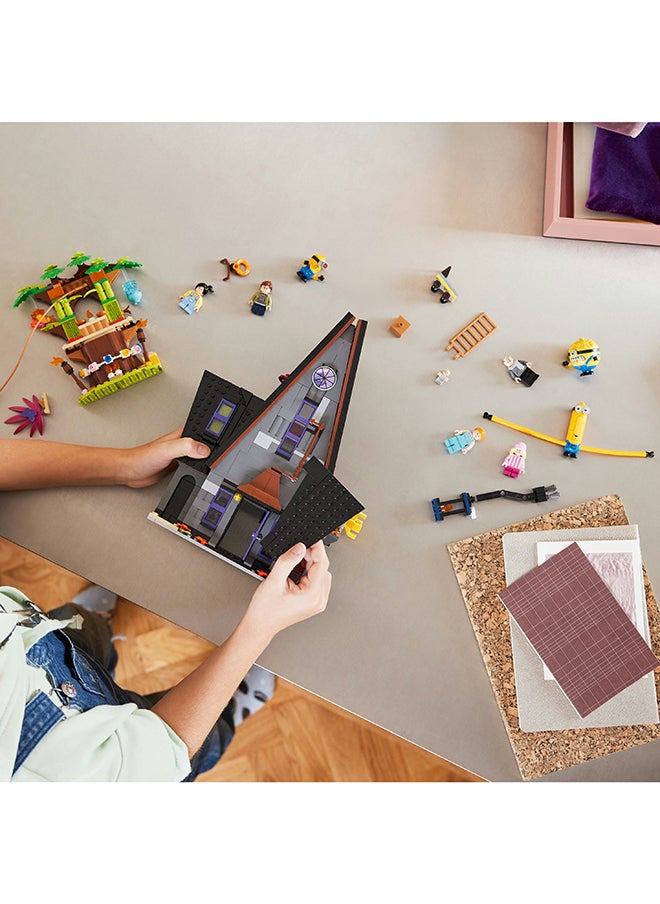LEGO - ألعاب بيت عائلة جرو والماجنون 4 من شركة ديسبيكابل مي وبيت الشجرة ومجموعة اللعب ، مجموعة أفلام ، هدية بناء إبداعية من شركة فن إلومينيشن لديسبيكابل مي 4 للأطفال من 8 سنوات فما فوق (868 قطعة) 75583 - Image 1