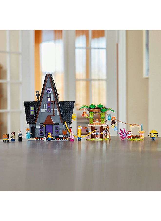 LEGO - ألعاب بيت عائلة جرو والماجنون 4 من شركة ديسبيكابل مي وبيت الشجرة ومجموعة اللعب ، مجموعة أفلام ، هدية بناء إبداعية من شركة فن إلومينيشن لديسبيكابل مي 4 للأطفال من 8 سنوات فما فوق (868 قطعة) 75583 - Image 1