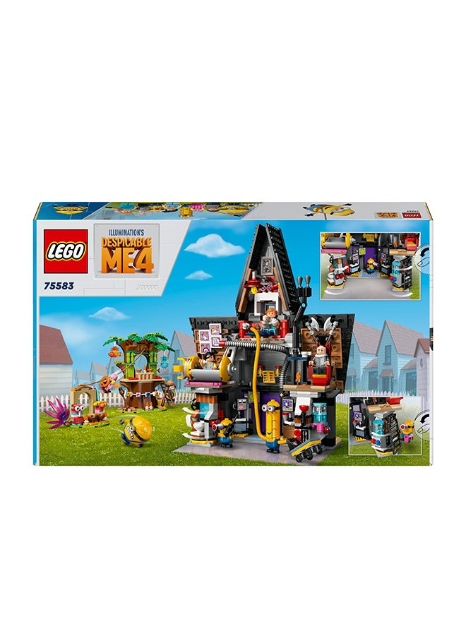 LEGO - ألعاب بيت عائلة جرو والماجنون 4 من شركة ديسبيكابل مي وبيت الشجرة ومجموعة اللعب ، مجموعة أفلام ، هدية بناء إبداعية من شركة فن إلومينيشن لديسبيكابل مي 4 للأطفال من 8 سنوات فما فوق (868 قطعة) 75583 - Image 1