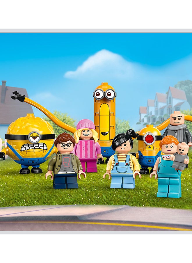 LEGO - ألعاب بيت عائلة جرو والماجنون 4 من شركة ديسبيكابل مي وبيت الشجرة ومجموعة اللعب ، مجموعة أفلام ، هدية بناء إبداعية من شركة فن إلومينيشن لديسبيكابل مي 4 للأطفال من 8 سنوات فما فوق (868 قطعة) 75583 - Image 1