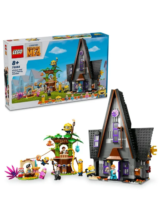 LEGO Despicable Me Minions and Gru's Family Mansion 75583 (868) Pieces