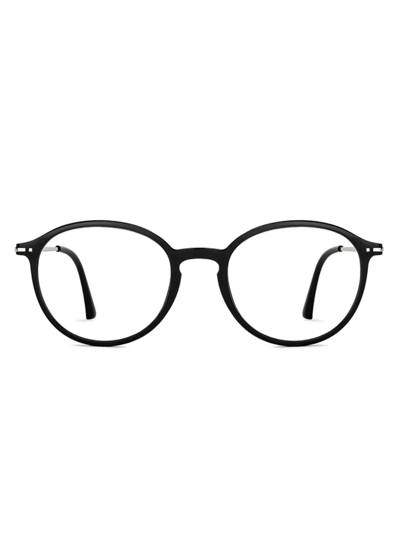 Lenskart Blu LENSKART BLU Gaming Glasses For Eye Protection From Digital Screens | Computer Glasses with Blue Cut & UV Protection | Lightweight Specs With Zero Power For Gamers (140 mm - Large) - LB E14787