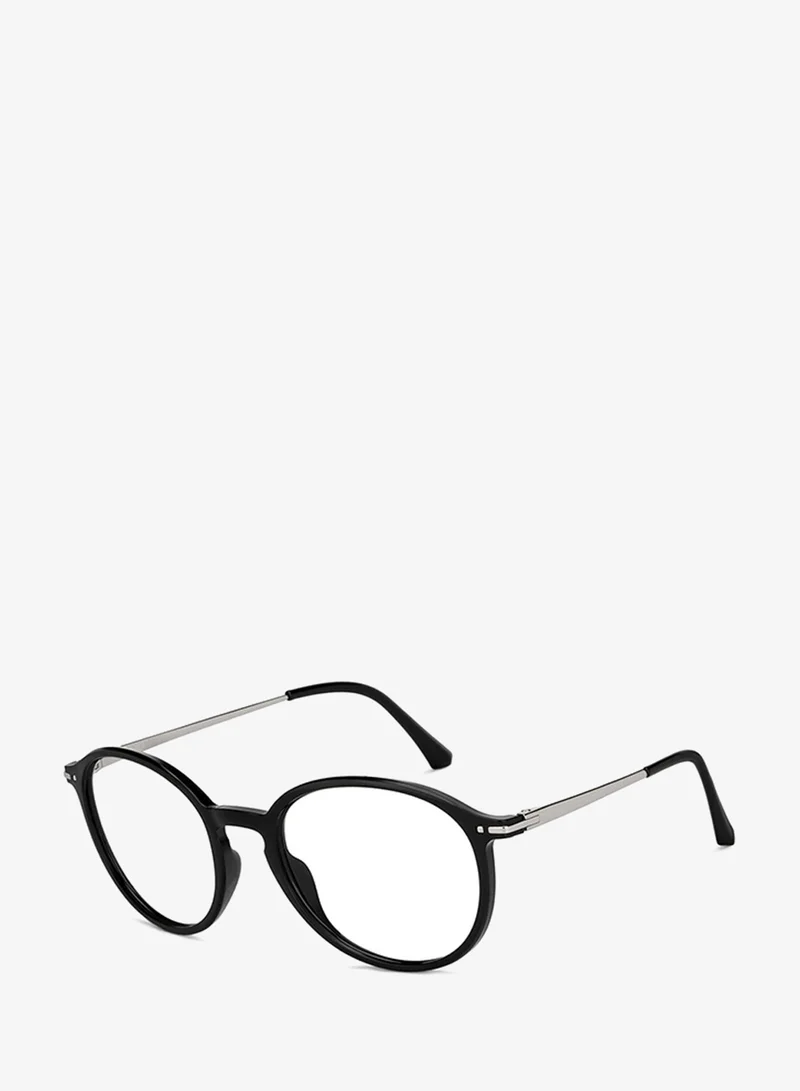 Lenskart Blu Lenskart Blu | Gaming Glasses For Eye Protection From Digital Screens | Computer Glasses with Blue Cut & UV Protection | Lightweight Specs With Zero Power For Gamers (140 mm - Large) - LB E14787
