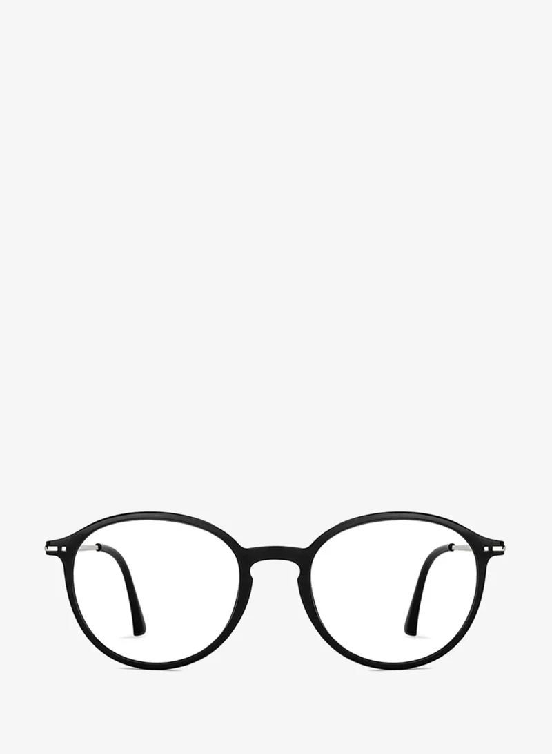 Lenskart Blu Lenskart Blu | Gaming Glasses For Eye Protection From Digital Screens | Computer Glasses with Blue Cut & UV Protection | Lightweight Specs With Zero Power For Gamers (140 mm - Large) - LB E14787