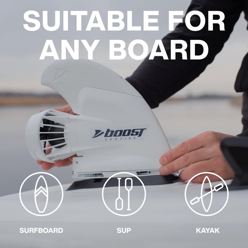 Boost Surfing Fin - Electric Motor for Surfboards, SUPs and Kayaks. Lightweight, Compact, and Shockingly resistant Electric Fin with Remote Control. (Boost Fin) - Image 2