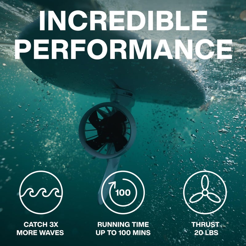 Boost Surfing Fin - Electric Motor for Surfboards, SUPs and Kayaks. Lightweight, Compact, and Shockingly resistant Electric Fin with Remote Control. (Boost Fin) - Image 3
