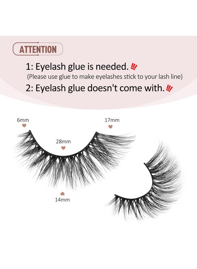 اونلي اول رموش عين القطة رموش المنك رموش ناعمة رموش صناعية عين القطة رموش عين الثعلب 7 أزواج F02 - Image 2