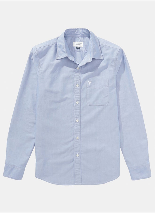 American Eagle AE Everyday Oxford Button-Up Shirt  - Image 3