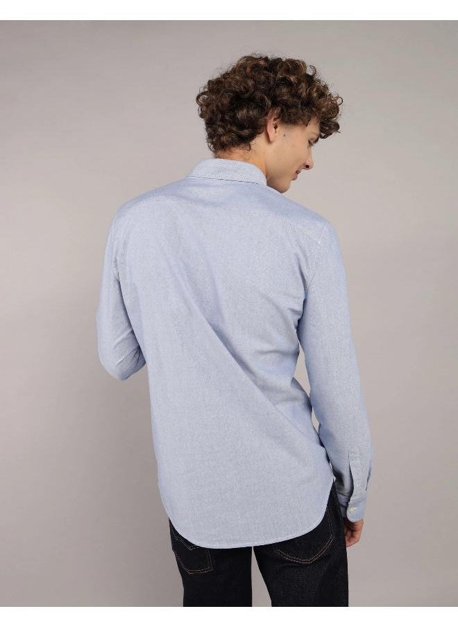 American Eagle - AE Everyday Oxford Button-Up Shirt - Image 1