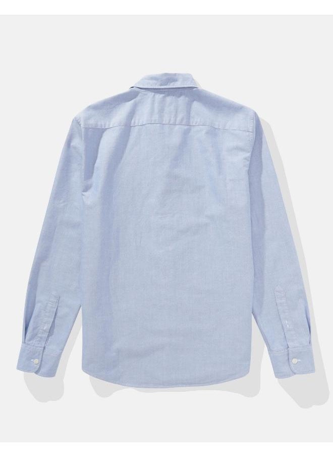 American Eagle - AE Everyday Oxford Button-Up Shirt - Image 1