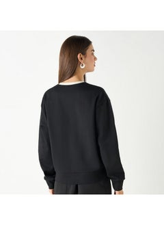 Lee Cooper Lee Cooper Printed Sweatshirt with Crew Neck and Long Sleeves  - Image 3