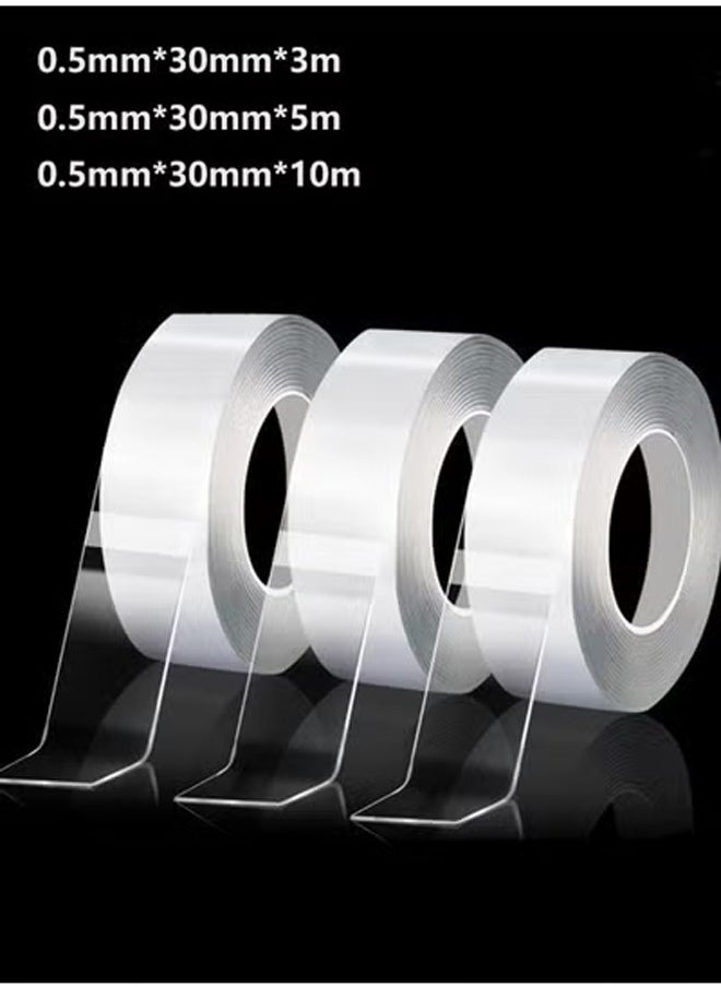 Dominy Transparent seam sealing tape, Weather Stripping waterproof and mildew-proof stove edge sealing、Kitchen、 stove and bathroom, transparent and colorless, can be cut (10M)  - Image 4