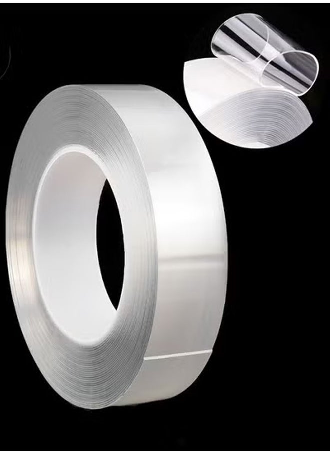 Dominy Transparent seam sealing tape, Weather Stripping waterproof and mildew-proof stove edge sealing、Kitchen、 stove and bathroom, transparent and colorless, can be cut (10M)  - Image 5