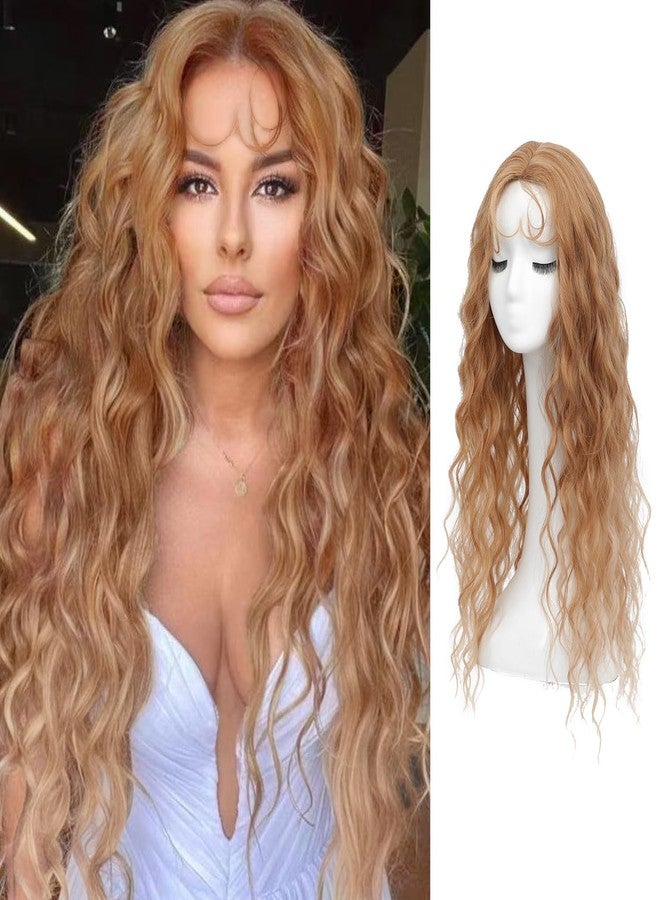 Molefi Curly Hair Topper 26inch Hair Topper for Women with Thinning Hair Cosplay Long Wavy Synthetic Wiglets Hairpieces for Adding Volume - Image 1