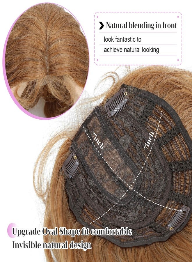 Molefi Curly Hair Topper 26inch Hair Topper for Women with Thinning Hair Cosplay Long Wavy Synthetic Wiglets Hairpieces for Adding Volume - Image 3