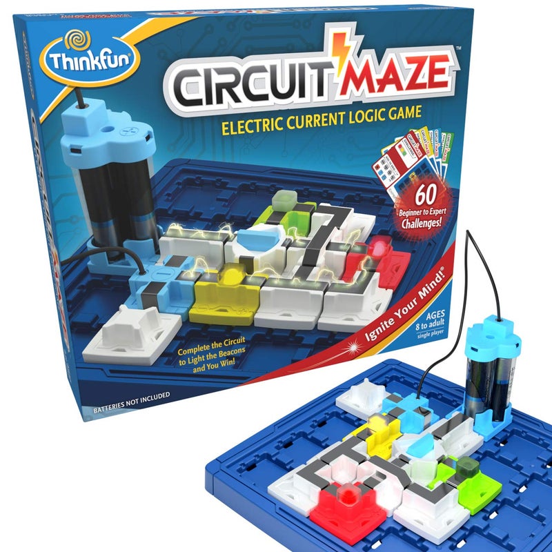 ThinkFun Circuit Maze Game BrainBoosting STEM Toy Teaches Circuitry Through Engaging Gameplay Toy of The Year Finalist Ideal for Boys and Girls Age 8 and Up - Image 2