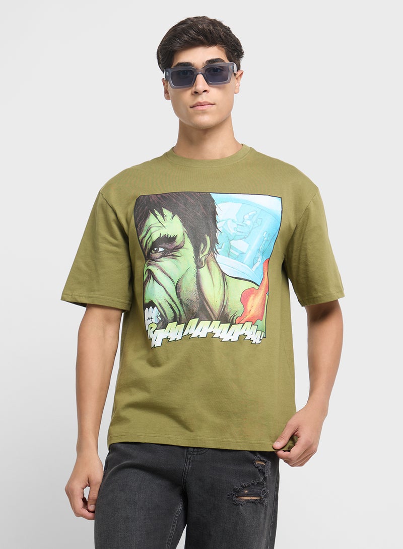 MARVEL Graphic Oversized T-Shirt - Image 1