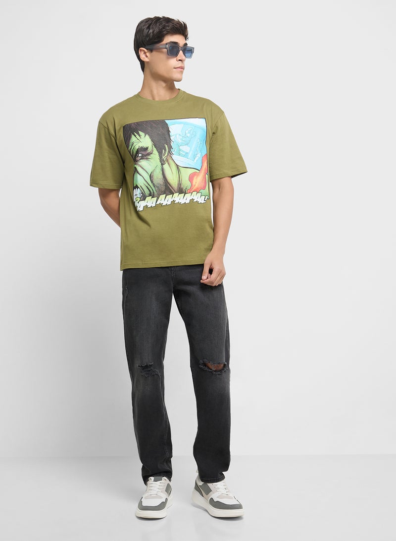 MARVEL Graphic Oversized T-Shirt - Image 4