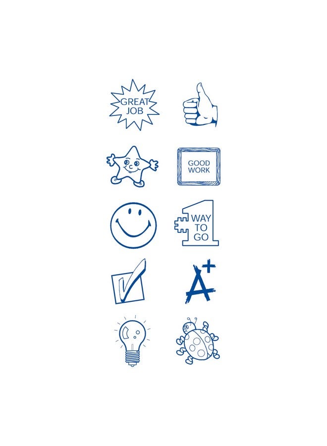 أوفيس ديبوت طقم المعلم ذاتي الحبر، أزرق/أحمر، 032541 - Image 2