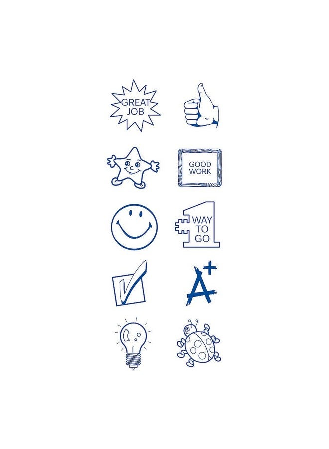 أوفيس ديبوت طقم المعلم ذاتي الحبر، أزرق/أحمر، 032541 - Image 3