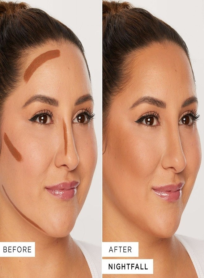 Tarte Cosmetics Tarte Maneater™ Silk Stick Bronzer – Nightfall | Medium-Tan to Tan-Deep Skin Tones, Creamy Silk Finish, Buildable Warm Bronze Color, 0.24 oz - Image 2