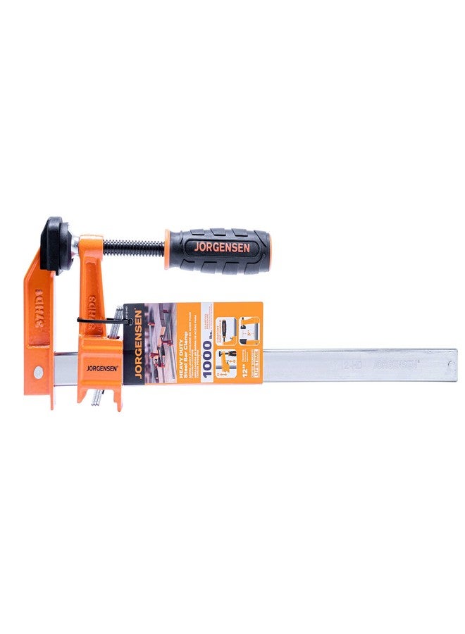 Pony Jorgensen 3712-HD 12-Inch Heavy-Duty Steel Bar Clamp, Orange - Image 4