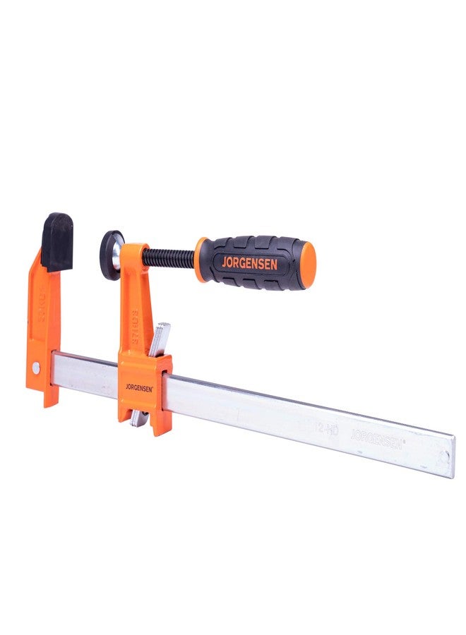 Pony Jorgensen 3712-HD 12-Inch Heavy-Duty Steel Bar Clamp, Orange - Image 2