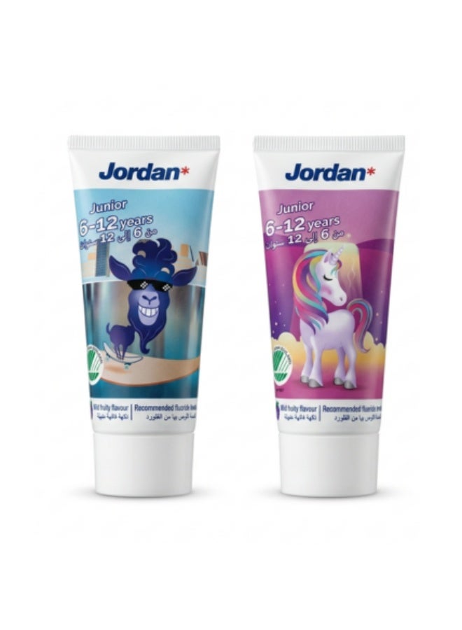 Kids Toothpaste for Ages 6 to 12 Years - Multiple colors
