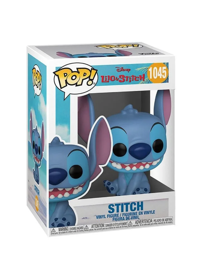 Funko Funko Pop! Disney: Lilo & Stitch - Smiling Seated Stitch - Collectable Vinyl Figure - Gift Idea - Official Merchandise - Toys for Kids & Adults