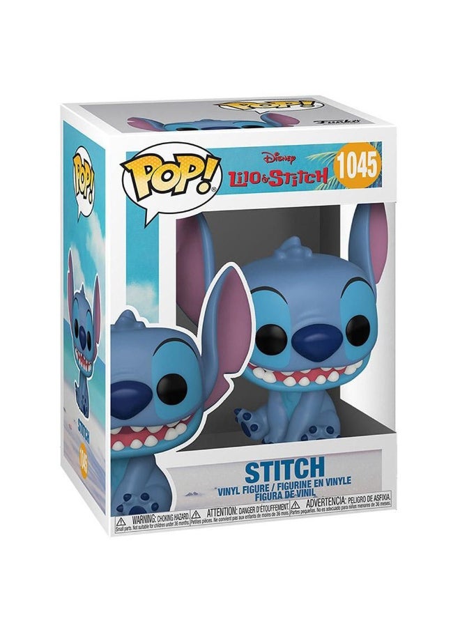 Funko - Funko Pop! Disney: Lilo & Stitch - Smiling Seated Stitch - Collectable Vinyl Figure - Gift Idea - Official Merchandise - Toys for Kids & Adults - Image 1