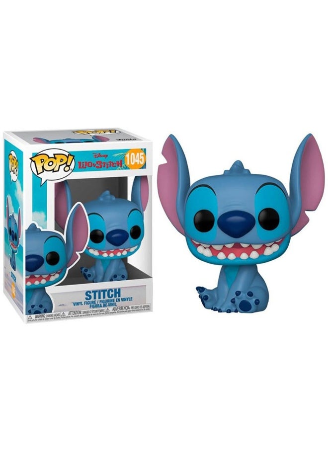 Funko - Funko Pop! Disney: Lilo & Stitch - Smiling Seated Stitch - Collectable Vinyl Figure - Gift Idea - Official Merchandise - Toys for Kids & Adults - Image 1