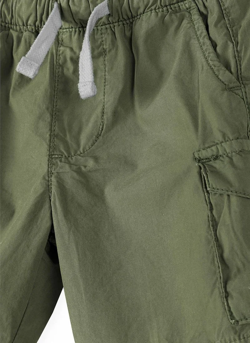MINOTI Kids Poplin Cargo Shorts