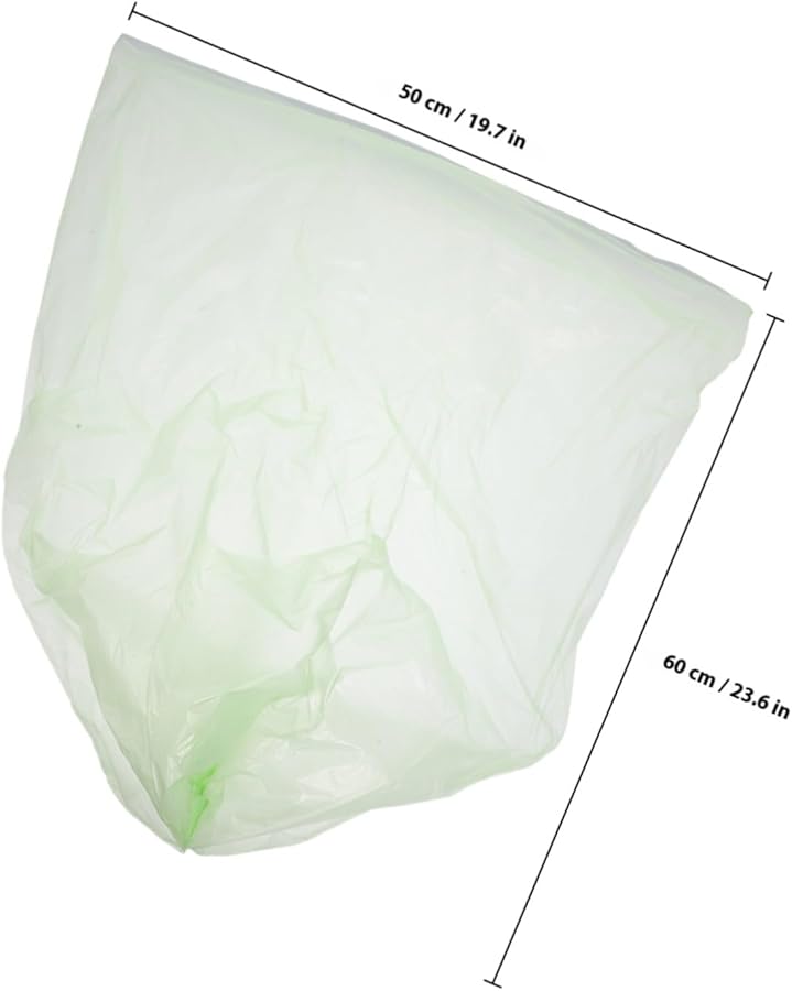 Heavy Duty Biodegradable Trash Bags 13 Gallon Green Odor Resistant Kitchen Garbage Liners - Image 3