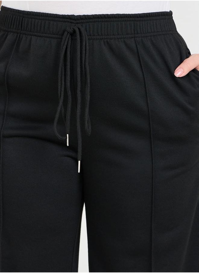 Styli - High Rise Wide Leg Joggers - Image 1