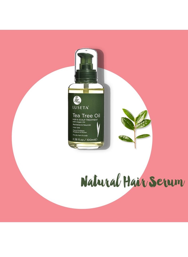Luseta Tea Tree Set with Hair Oil Sreum and Hair Mask  - Image 3