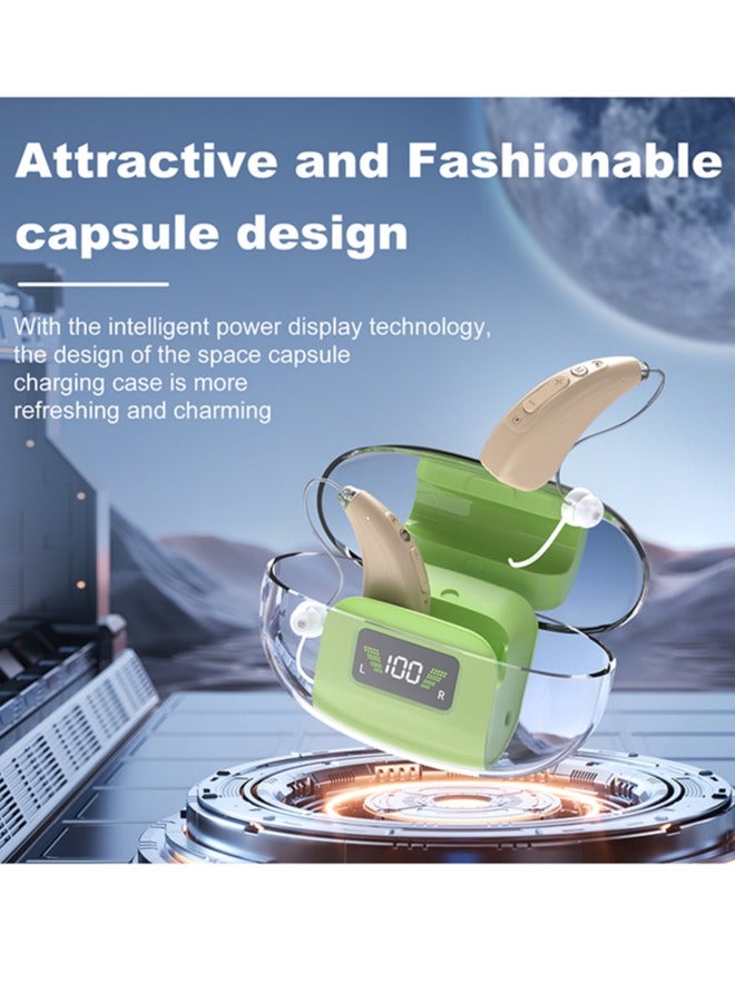 جي سي سي جوو Rechargeable Hearing Aids for Seniors Hearing Loss (Not Amplifier) - Latest 16-Channel Digital Hearing Aid with Intelligent Noise Cancellation, 5-Day Long-Lasting Battery, Medical-Grade Materials, Comfortable  Anti-Slip for Secure Wearing - Image 3