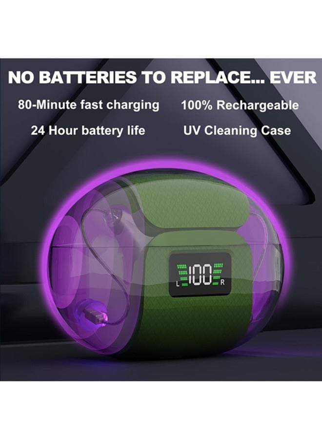 جي سي سي جوو Rechargeable Hearing Aids for Seniors Hearing Loss (Not Amplifier) - Latest 16-Channel Digital Hearing Aid with Intelligent Noise Cancellation, 5-Day Long-Lasting Battery, Medical-Grade Materials, Comfortable  Anti-Slip for Secure Wearing - Image 5