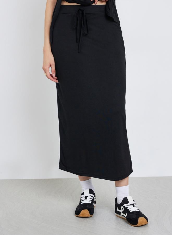 Take Two Women Asymmetric Hem T-Shirt and Skirt Co-Ords - Image 4