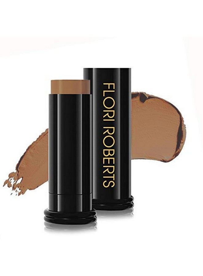 Flori Roberts Base Strokes Crème Foundation Stick by Flori Roberts, Full Coverage for Women of Color or Deeper Skin Tones, Long Lasting Makeup, Natural Finish, Complexion Concealer & Corrector  - Image 1