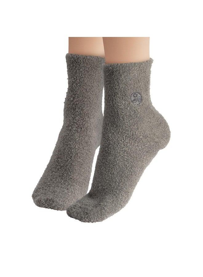 Earth Therapeutics Aloe Socks - Double Pack - Gray/Black (2 Pairs) - Image 2
