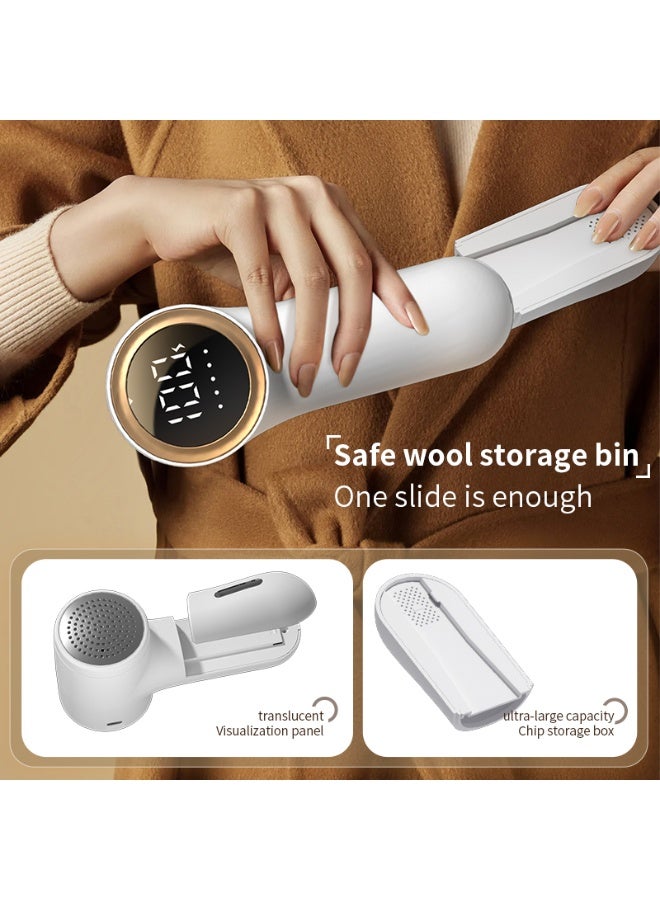 KINGMAZI Shaving High Lint Remover Defuzzer for Clothes, Fabric Shaver Electric Trimmer Battery USB Rechargeable for Pilling Pills Clothing Sofa Couch Lint Ball Furniture Fuzz Blanket - Image 3