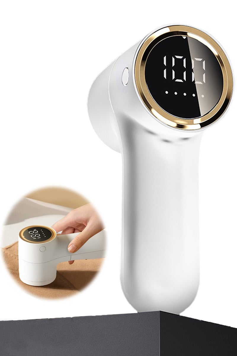 KINGMAZI Shaving High Lint Remover Defuzzer for Clothes, Fabric Shaver Electric Trimmer Battery USB Rechargeable for Pilling Pills Clothing Sofa Couch Lint Ball Furniture Fuzz Blanket - Image 1