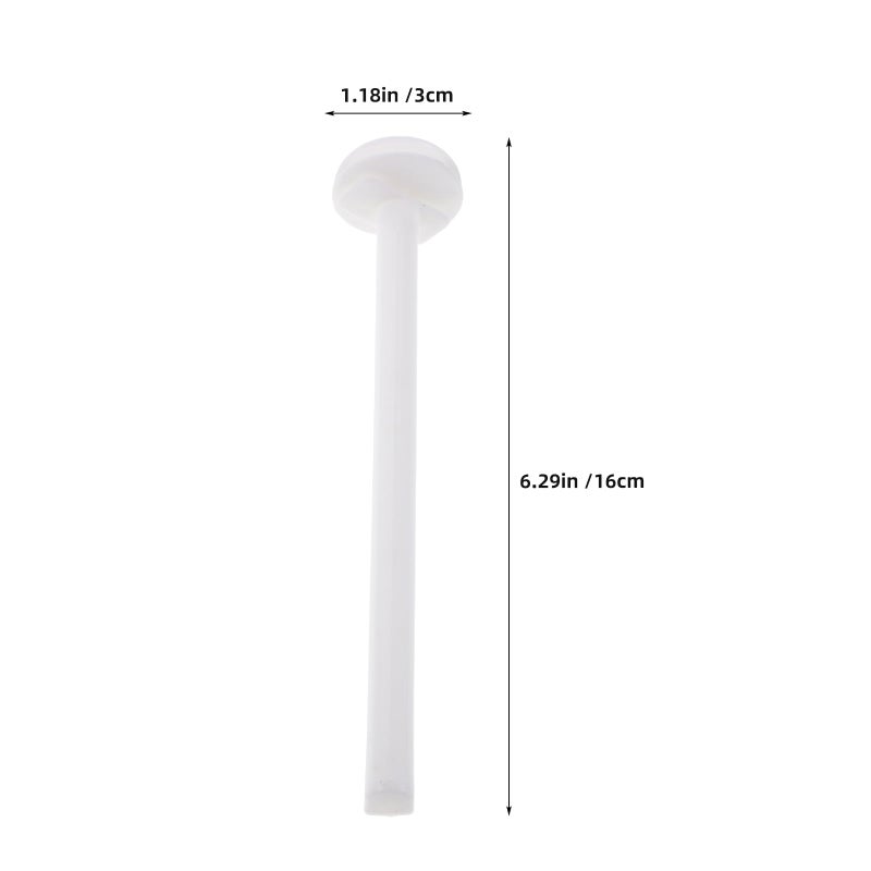 White Plastic Bird Perches 50 Pack Grinding Surface for Small Birds Parrots - Image 3