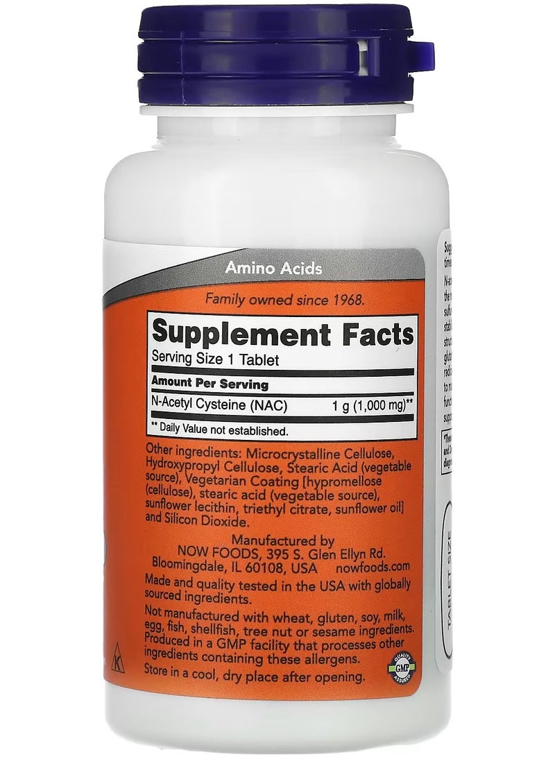 now NAC, 1,000 mg, 60 Tablets - Image 2