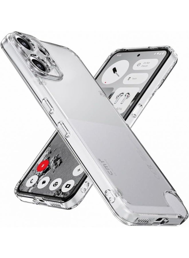 Case for Nothing CMF Phone 2 Pro Clear Cover with Reinforced Corner Bumper Slim Fit Shockproof Flexible TPU Case for Nothing CMF Phone 2 Pro - Image 2