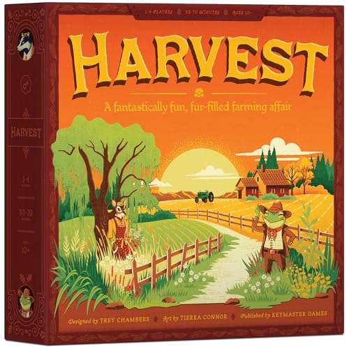 KEYMASTER GAMES Harvest | Strategy Board Game for Adults, Families, and Couples | Cozy Whimsical Farming Experience | Easy-to-Learn Art | Quick 60-Minute Play for Game Night or Solo Challenge - Image 1