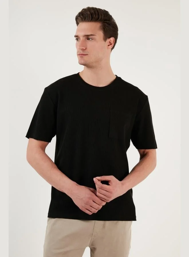 Buratti  Buratti Cotton Casual Cut Single Pocket Crew Neck T Shirt Men's T SHIRT 5902642 for Men | Best Price UAE