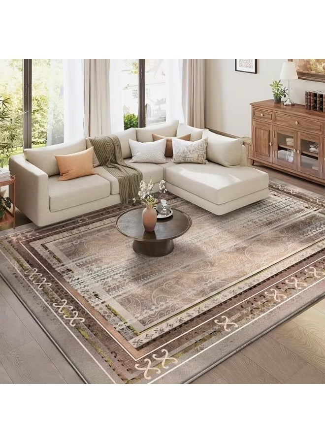 حافظة سجاد للاستخدام الداخلي/الخارجي  ، مستطيلة، سمك 0.25 سم سهلة التنظيف، مثالية لغرف النوم وغرف المعيشة وغرف الطعام - Image 3