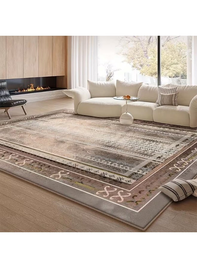 حافظة سجاد للاستخدام الداخلي/الخارجي  ، مستطيلة، سمك 0.25 سم سهلة التنظيف، مثالية لغرف النوم وغرف المعيشة وغرف الطعام - Image 2