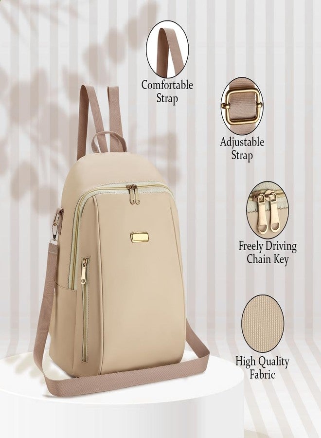 SKUGG Elegant Women's Multi-Function Backpack | Stylish Anti-Theft Travel Bag with Shoulder Strap | Lightweight & Spacious Casual Daypack College Office Girls Handbag Purse - Image 5